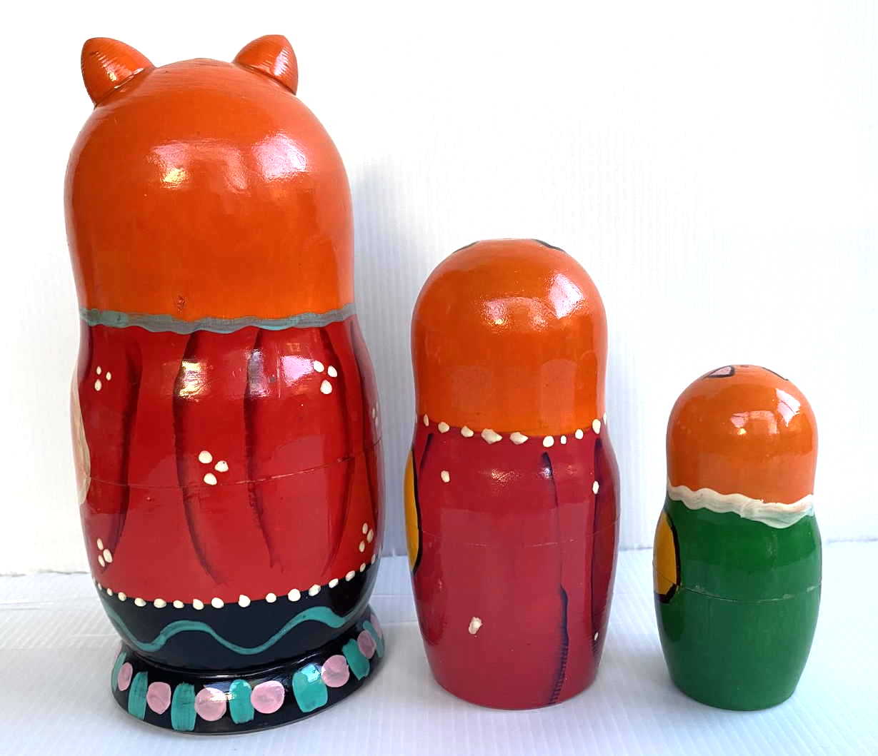 Novelty Matryoshka cat with samovar
