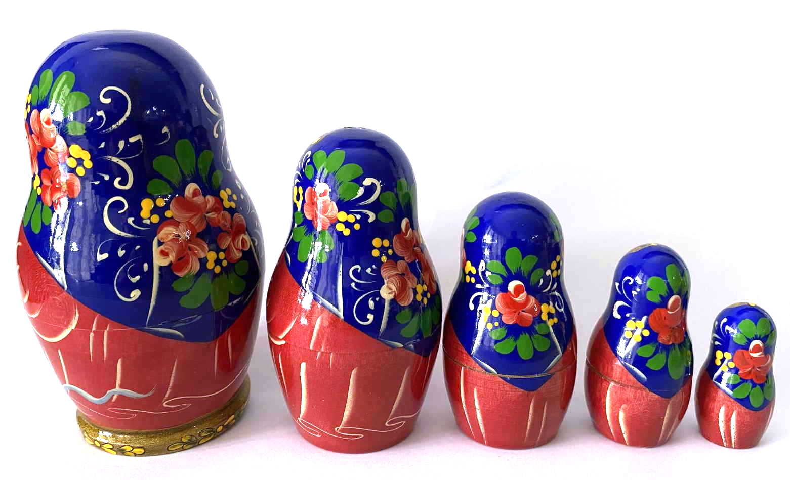 Cat Lover Matryoshka Nesting Dolls – 5 Nested Set