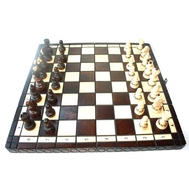 Handmade Wooden Chess Set – Small pearl