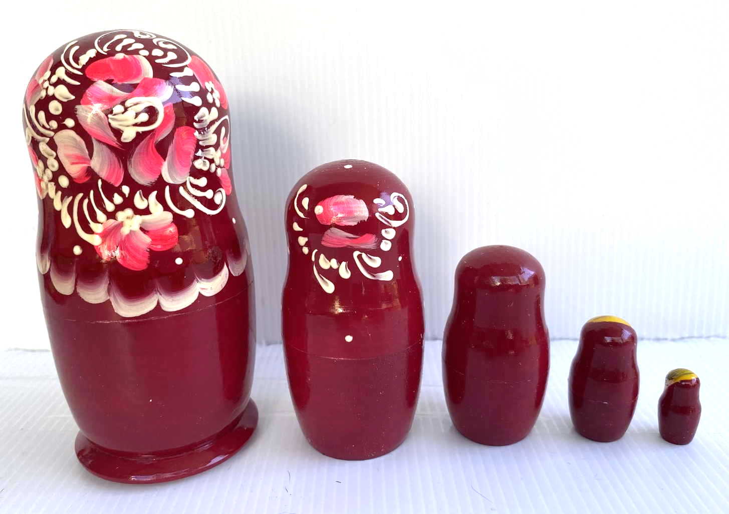196766 Artists Matryoshka Purple Patterns (5 Nested)