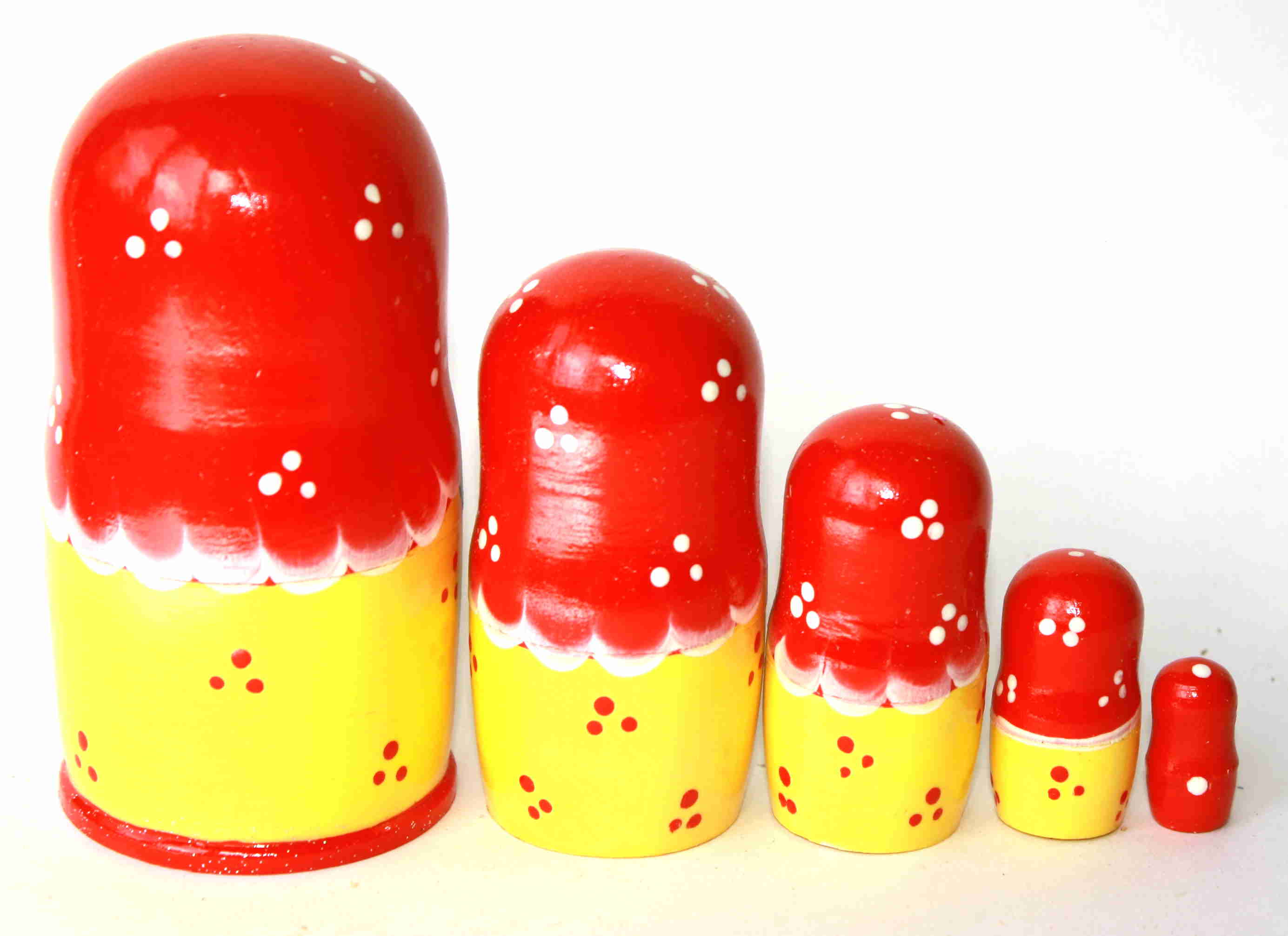 Girl with Ginger Cat Matryoshka – 5 Nested Set