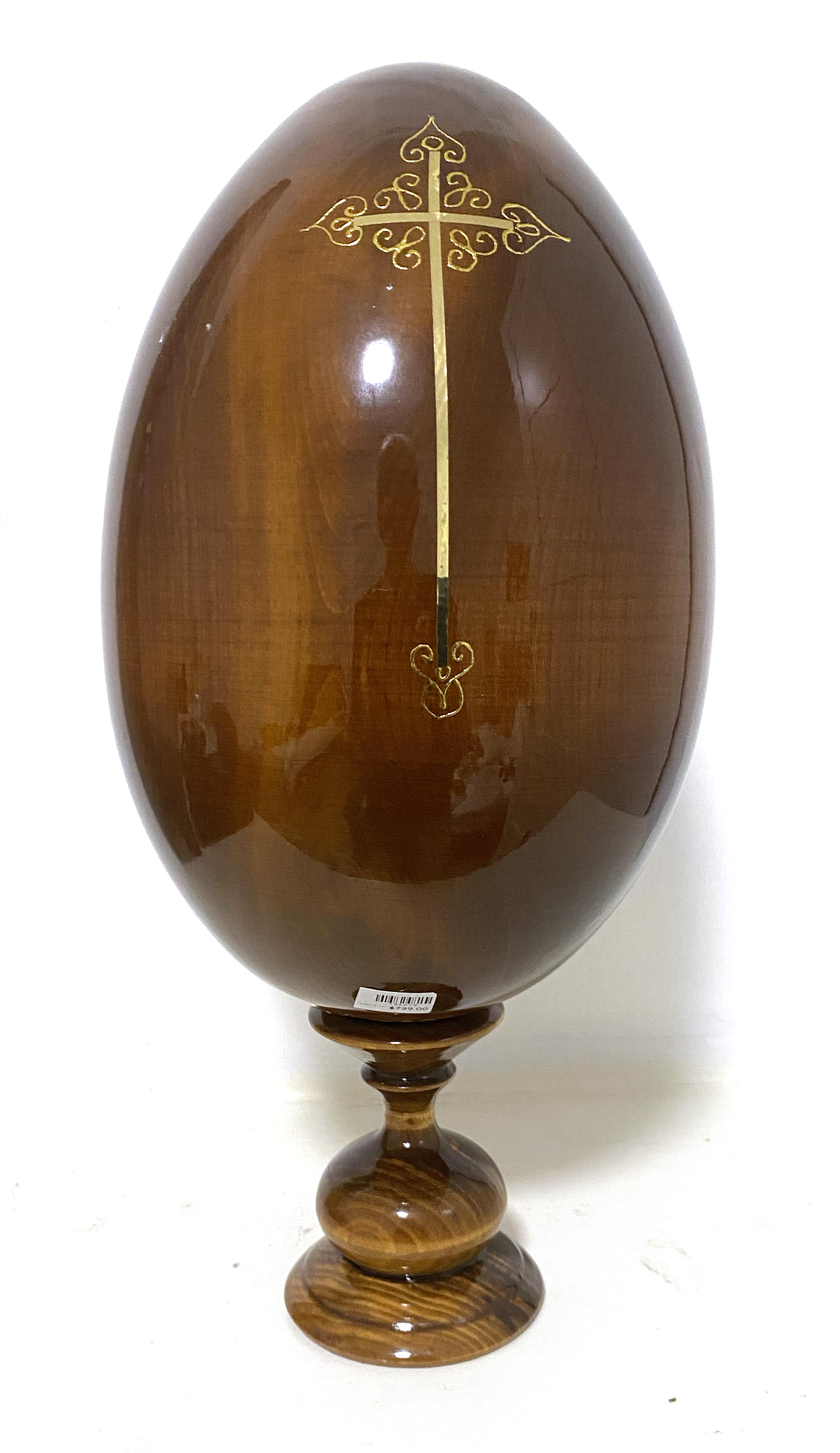 Wooden Egg Icon - Guardian Angel by Sergei Ryabov