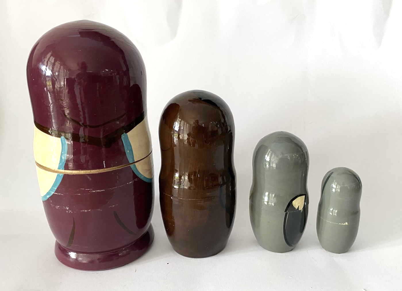 Маша и Медведь (Masha and the Bear) Nesting Dolls - 4 Nested Set