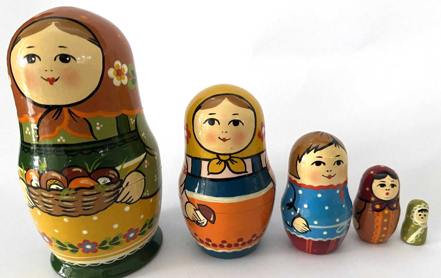 Sergiev Posad Matryoshka by Agaeva – 5 Nested Set