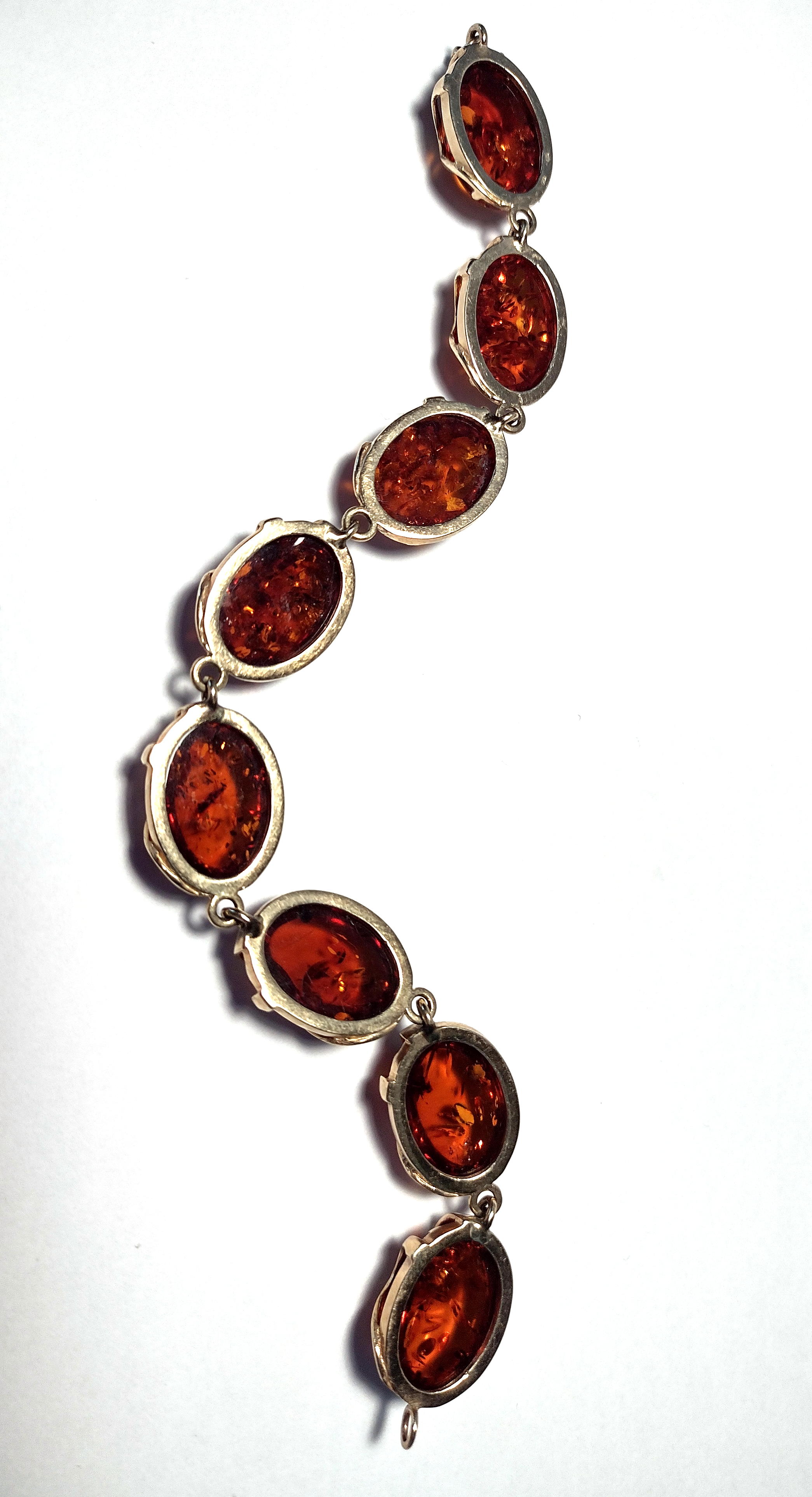 Baltic Amber Bracelet set in 9 carat gold