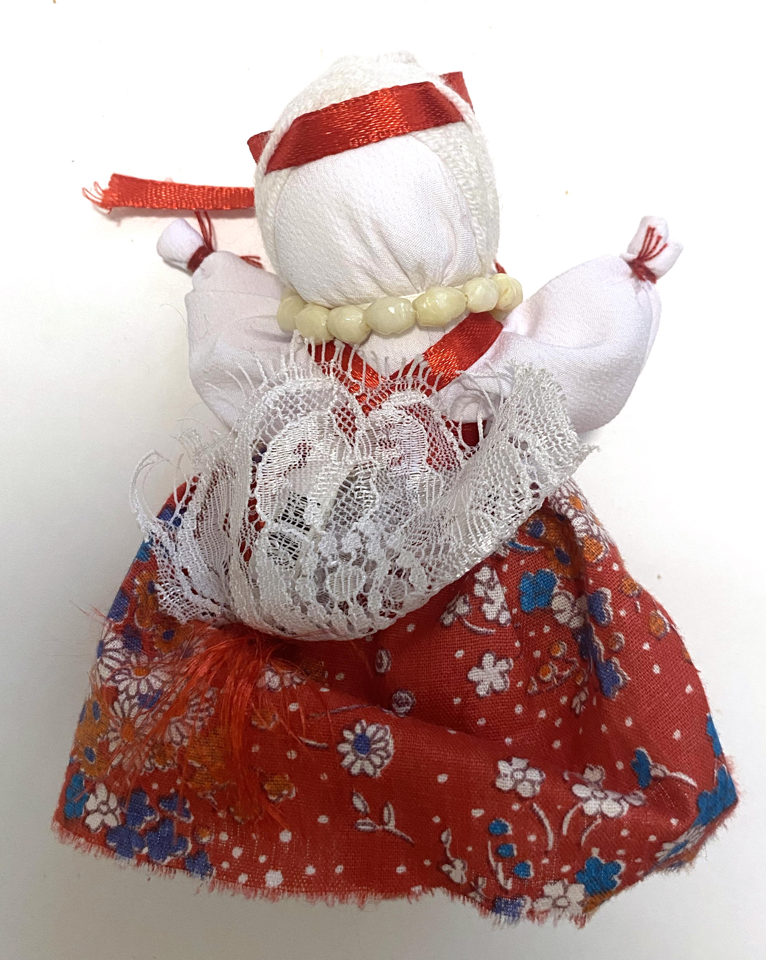 Cloth doll - braided hair