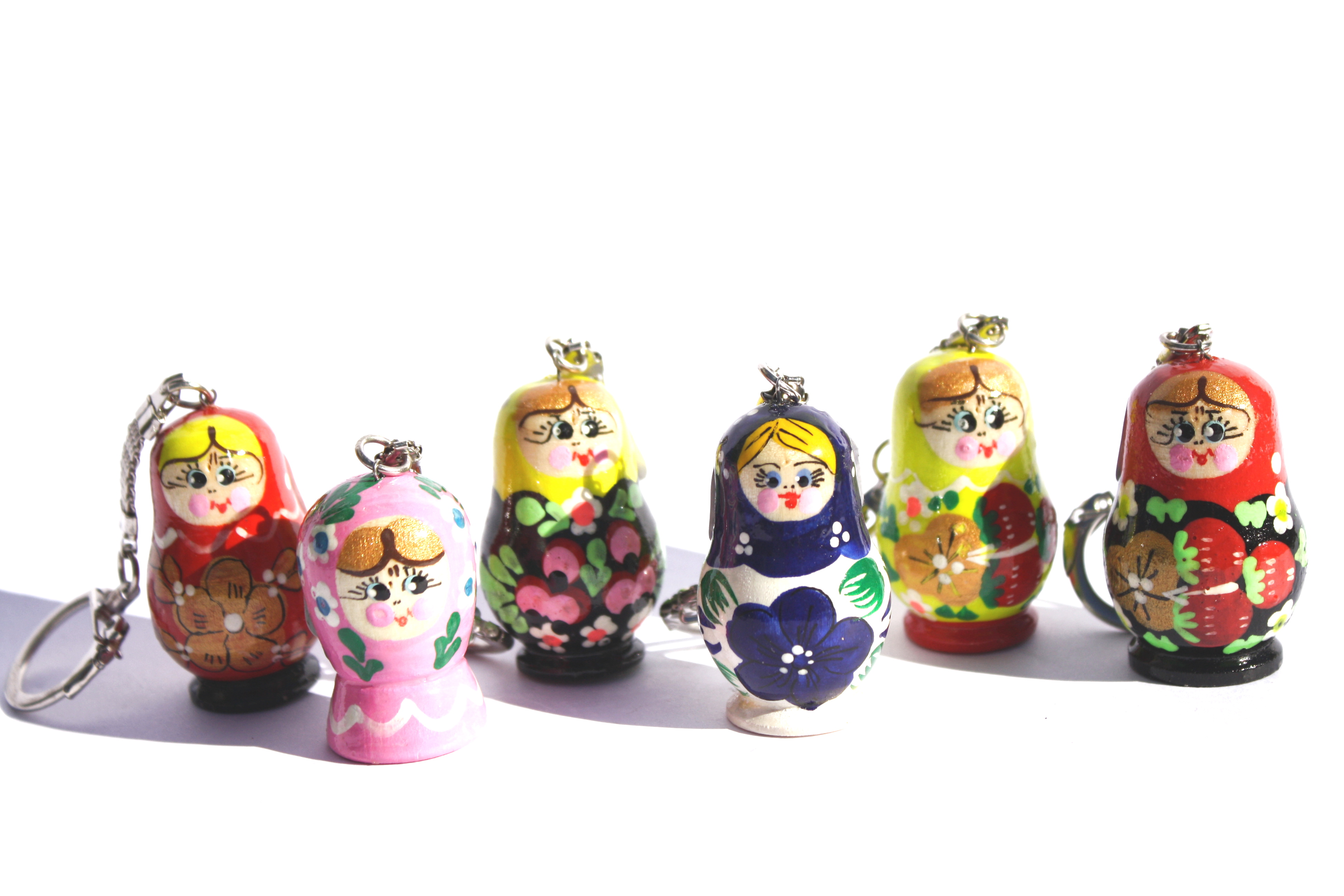 Matryoshka Keyring - set of 6
