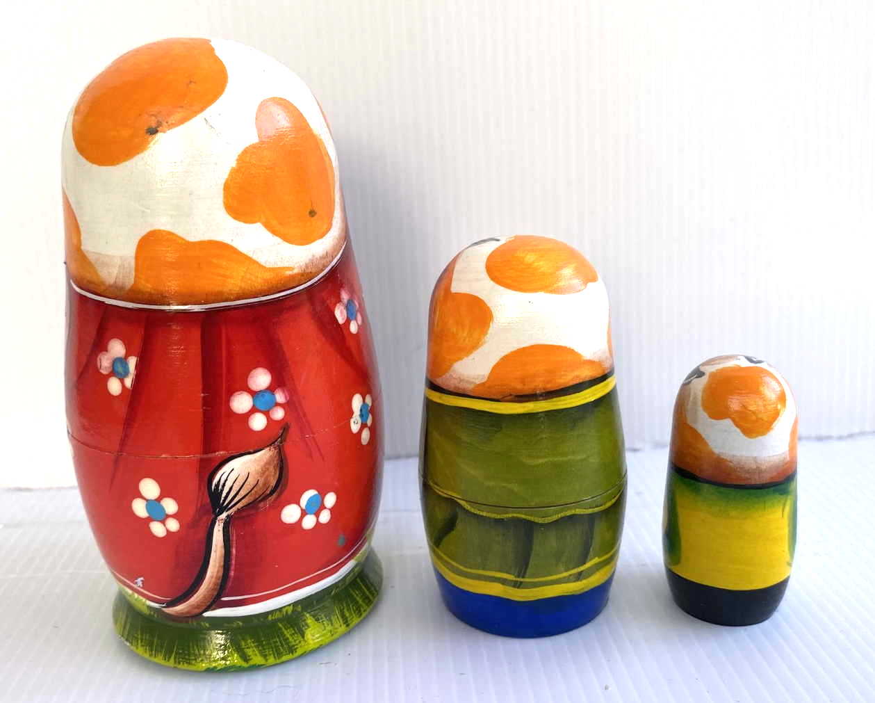 Novelty Matryoshka Cow (3 Nested Set)