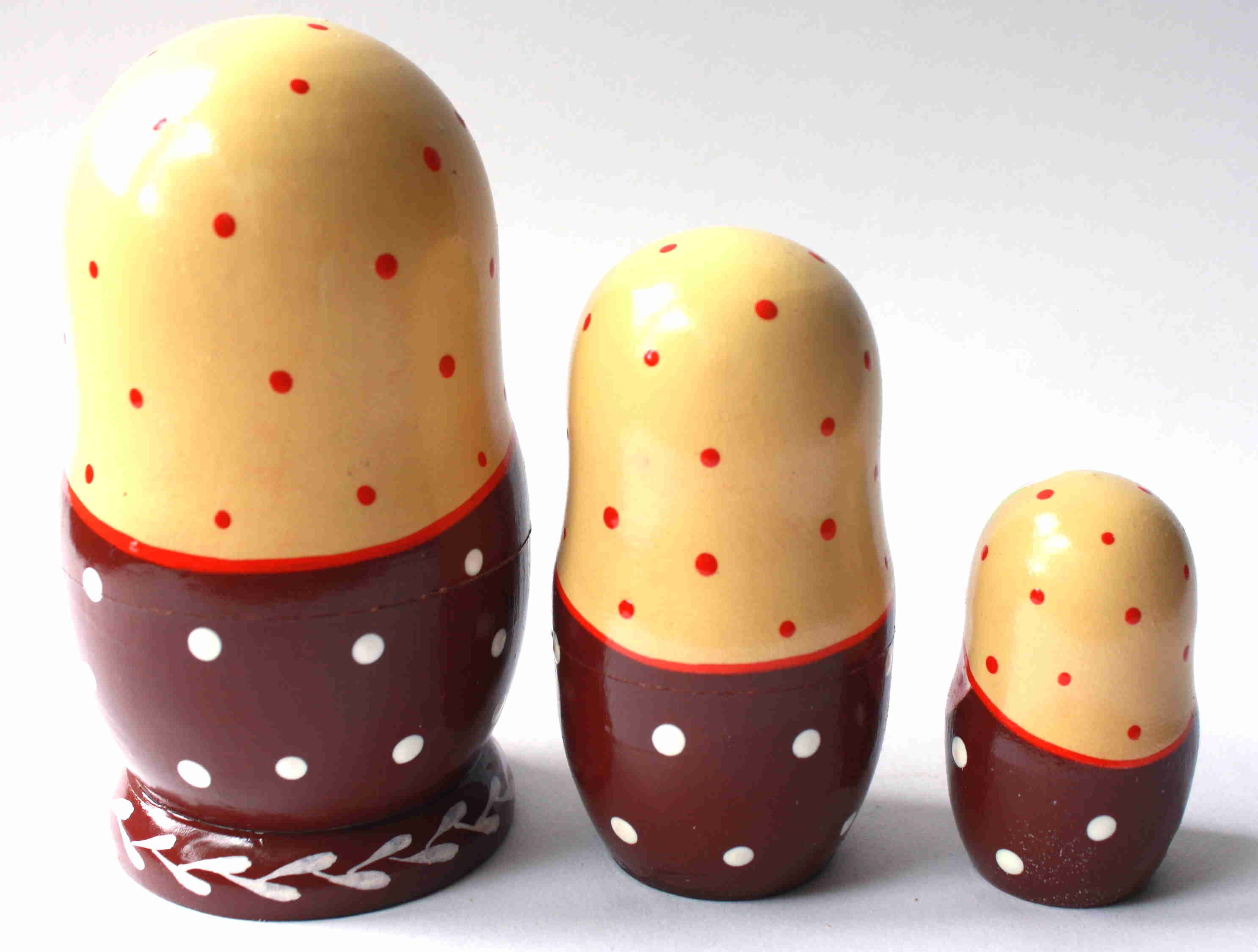Girl with Tabby Cat Matryoshka – 3 Nested Set