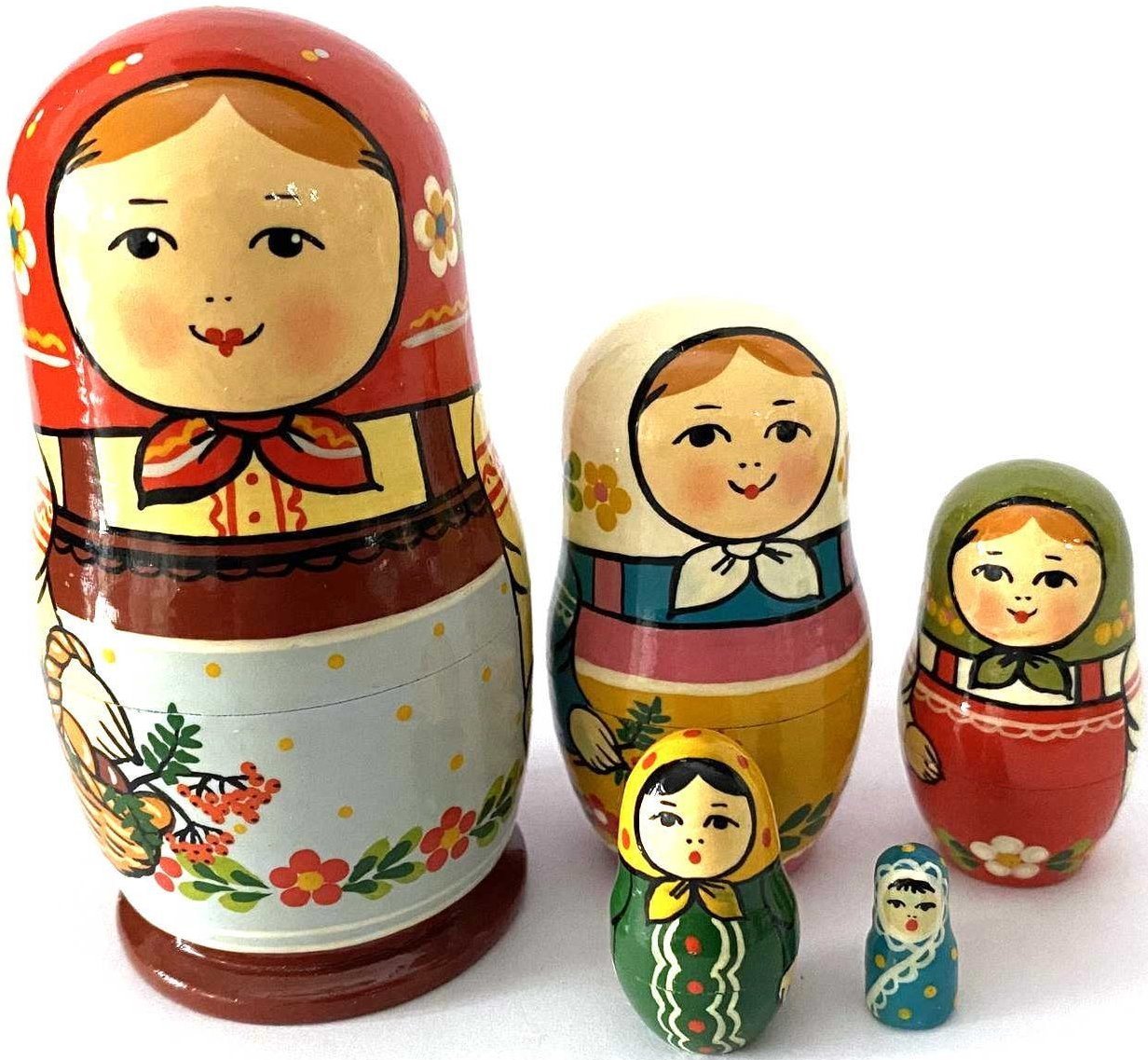 Sergiev Posad Matryoshka by Agaeva – 5 Nested Set