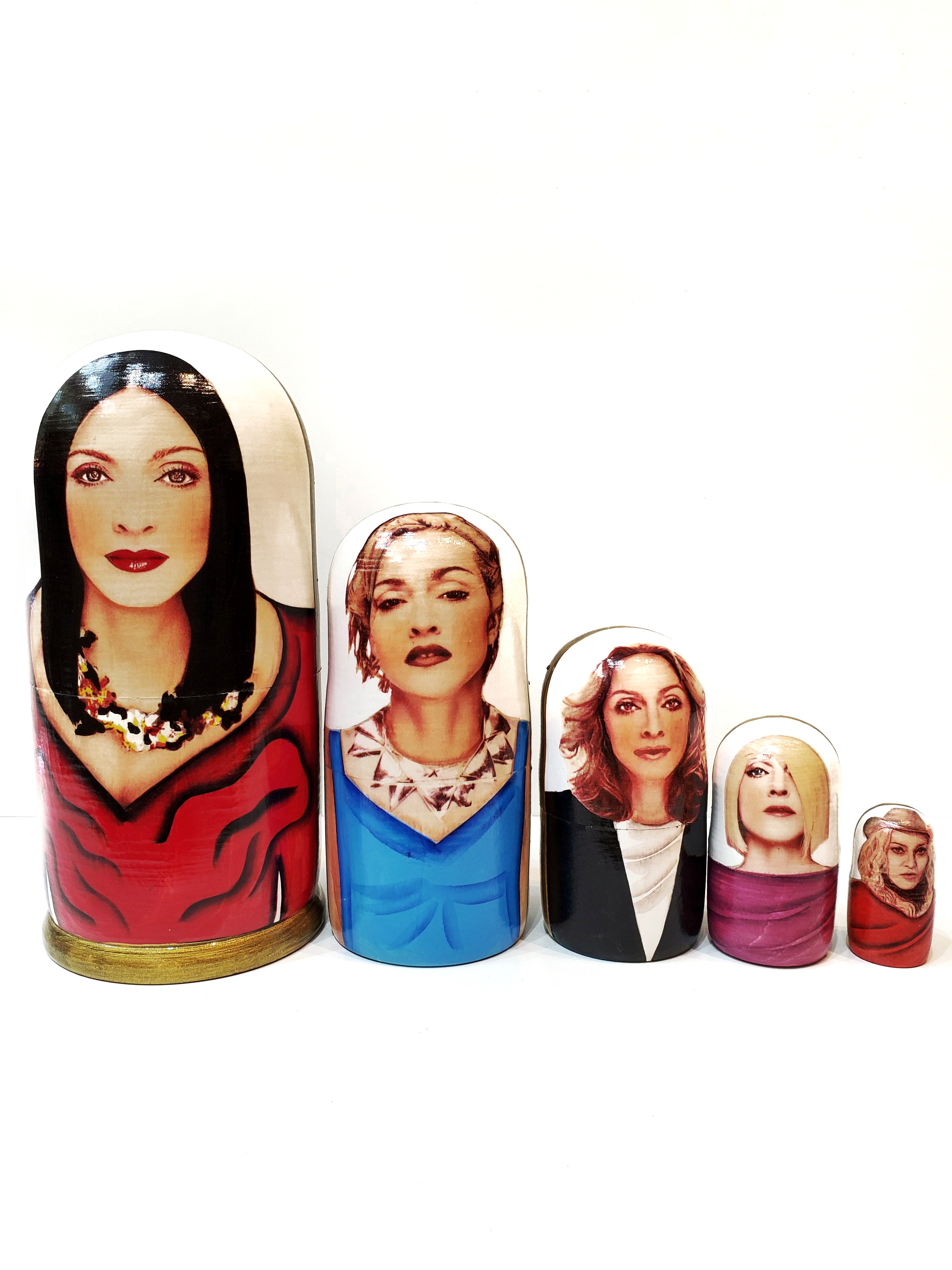 Celebrity Matryoshka Madonna (5 nested set)