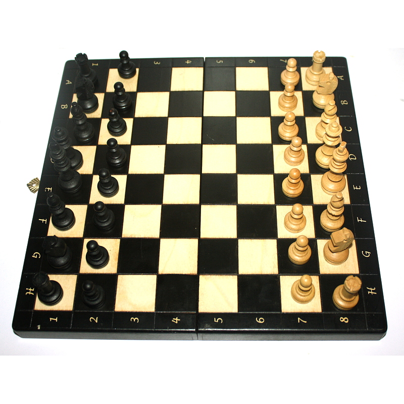 Handmade Wooden Chess Set - Magnetic Staunton small